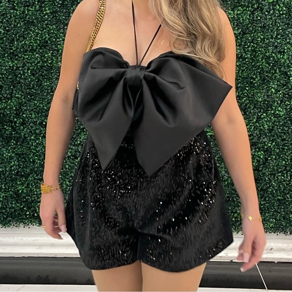 Zara bow jumpsuit - Picture 2 of 2